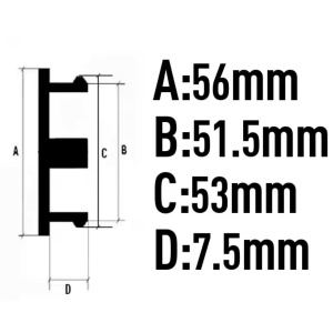 Set 4 capace roti 56mm Suzuki Negru compatibil/inlocuitor janta aliaj - Img 3