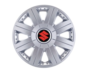 Set 4 capace roti Cosmos cromat R16 pentru gama auto Suzuki - Img 1