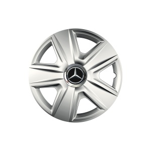 Set 4 capace roti Cu Inel Cromat Esprit R14 pentru gama auto Mercedes - Img 1