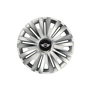 Set 4 capace roti Cu Inel Cromat Royal R15 pentru gama auto Mini - Img 1
