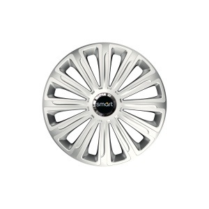 Set 4 capace roti Cu Inel Cromat Trend R16 pentru gama auto Smart - Img 1