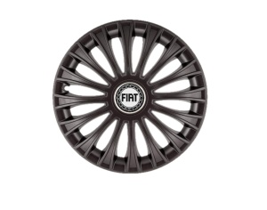 Set 4 capace roti Dino Negru R15, pentru gama auto Fiat - Img 1
