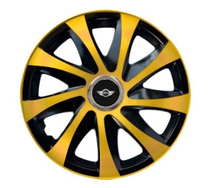 Set 4 capace roti Drift extra gold R14 Compatibil Cu Mini Cooper