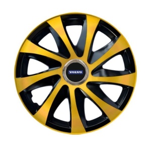 Set 4 capace roti Drift extra gold R14 Compatibil Cu Volvo