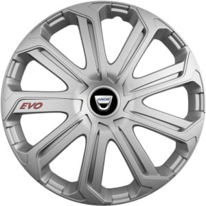 Set 4 Capace Roti Evo Gri R14, Pentru Dacia