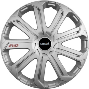 Set 4 Capace Roti Evo Gri R15, Pentru Smart