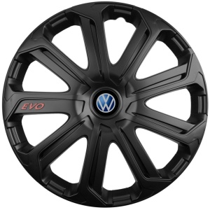 Set 4 Capace Roti Evo Negru R16, Pentru Volkswagen