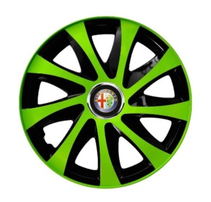 Set 4 capace roti Extra drift green R15 Compatibil Cu Alfa Romeo