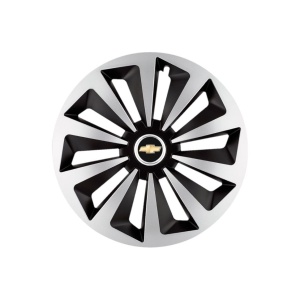 Set 4 capace roti Fox Gri-Negru R15 Compatibil Cu Chevrolet - Img 3