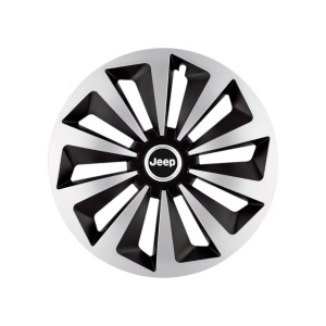 Set 4 capace roti Fox Gri-Negru R15 Compatibil Cu Jeep - Img 3