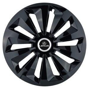 Set 4 capace roti Fox negru R15 Compatibil Cu Lexus - Img 3