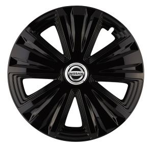 Set 4 capace roti Glory negru R15 Compatibil Cu Nissan