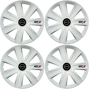Set 4 Capace Roti GTX Alb R15, Compatibil Cu Nissan Nou - Img 2