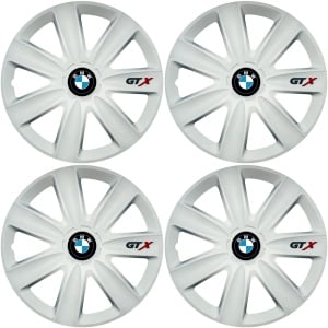 Set 4 Capace Roti GTX Alb R16, Compatibil Cu BMW - Img 2