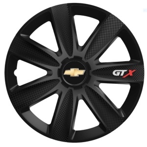 Set 4 Capace Roti GTX Carbon Negru R17, Pentru Chevrolet - Img 3