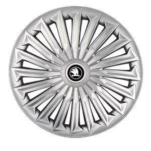 Set 4 capace roti Joy Gri R17 pentru gama auto Skoda.