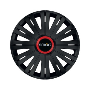 Set 4 capace roti Negre Cu Inel Rosu Active R15 Compatibil Cu Smart
