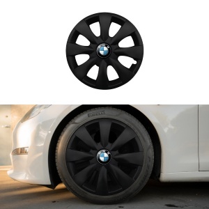 Set 4 capace roti potrivite jantelor de 15 inchi (R15) compatibile BMW, Model - 316 Black Edition - Img 3