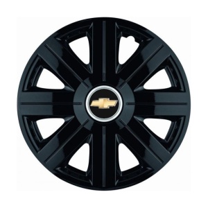 Set 4 Capace Roti, potrivite jantelor de R14, pentru Chevrolet, model Cosmos Negru - Img 3