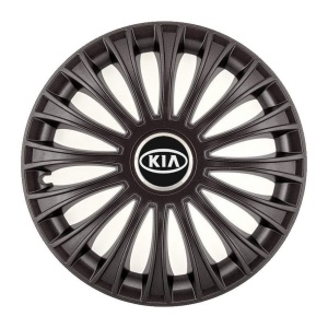 Set 4 Capace Roti, potrivite jantelor de R14, pentru Kia, model dino Negru - Img 3
