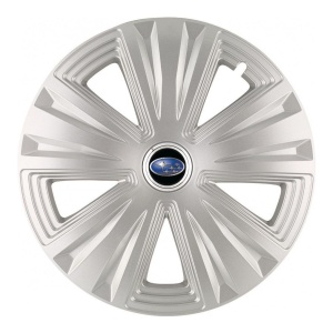 Set 4 Capace Roti, potrivite jantelor de R14, pentru Subaru, model glory Gri - Img 3