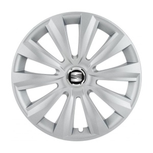 Set 4 Capace Roti, potrivite jantelor de R16, pentru Seat, model delta cromat - Img 3