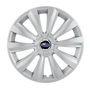Set 4 Capace Roti, potrivite jantelor de R16, pentru Subaru, model delta cromat - Img 1