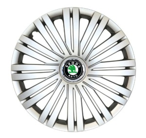 Set 4 Capace Roti R16, Potrivite Jantelor de 16 inch, Pentru Skoda, Model 422