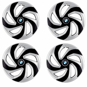 Set 4 capace roti Rex Gri-Negru R16 pentru gama auto BMW - Img 2