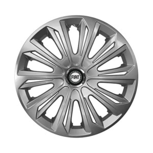 Set 4 capace roti Strong silver varnished R15 Compatibil Cu Fiat - Img 3