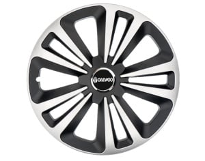 Set 4 Capace Roti Terra Gri-Negru R16, Compatibil Cu Daewoo