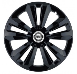 Set 4 Capace Roti Terra Negru R16, pentru Fiat - Img 1