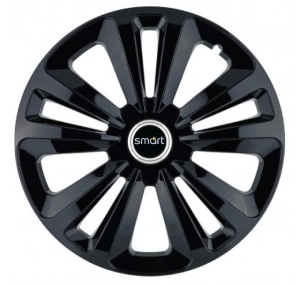 Set 4 Capace Roti Terra Negru R16, pentru Smart - Img 1