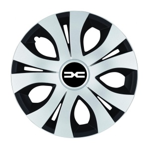 Set 4 Capace Roti Top Gri-Negru R15, Compatibil Cu Dacia Nou - Img 2