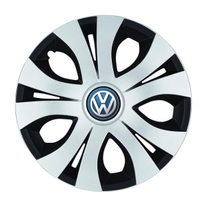 Set 4 Capace Roti Top Gri-Negru R15, Compatibil Cu Volkswagen - Img 3