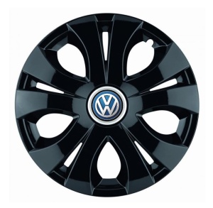Set 4 Capace Roti Top Negru R16, Compatibil Cu Volkswagen