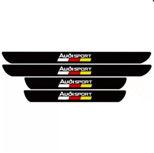 Set 4 stickere protectie praguri pentru Audi Sport