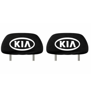 Set 5 huse tetiere negre, pentru gama auto KIA