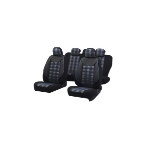 SET HUSE SCAUN SPORT NEGRU-ALBASTRU