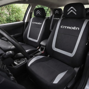 Set Huse Scaune Universale Compatibile cu Citroen – Negru/Gri - Img 2