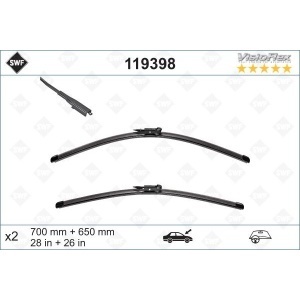 Set stergatoare auto SWF Visioflex 70+65 cm pentru parbriz - Img 4