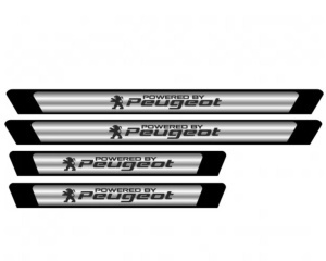 Set stickere protectie praguri pentru Peugeot v2, - Img 6