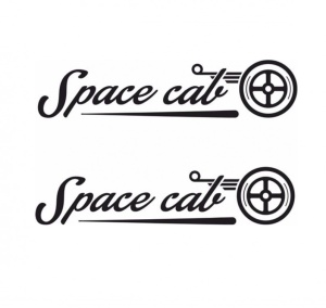Set stickere Space Cab 20 cm, Creative Rey®