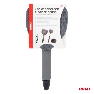 Spălător telescopic pentru geamuri, cu microfibră triunghiulară AMIO-03858 - Img 9