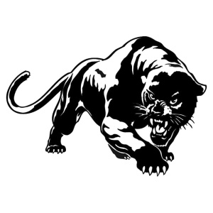 Sticker auto "Leopard" 20x13 cm, negru, pentru bara de protectie