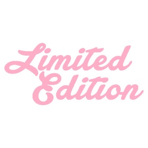 Sticker auto ''Limited edition'', roz