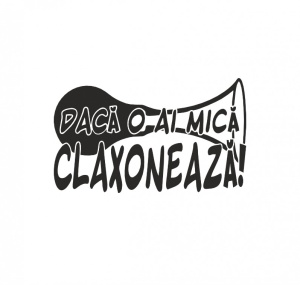 Sticker Daca O Ai 15x9 cm, Creative Rey®