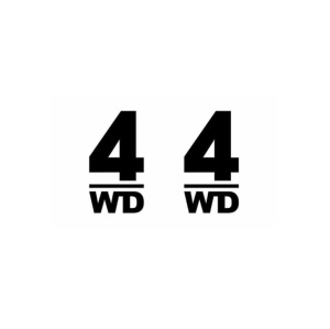 Sticker DACIA 4X4 SET 2 BUCATI 5x2.6 cm, Creative Rey®