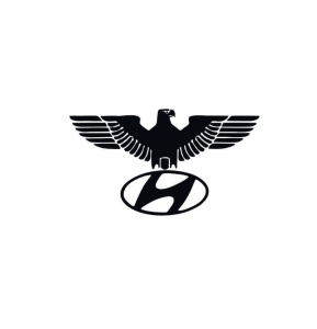 Sticker Hyundai Vultur 15x8.3 cm, Creative Rey®