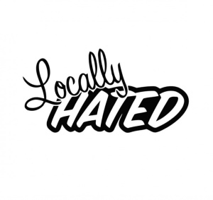 Sticker Locally hated 15 cm, Creative Rey®